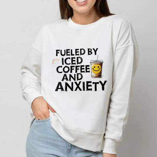 Fueled By Coffee and Anxiety – DTF Transfer